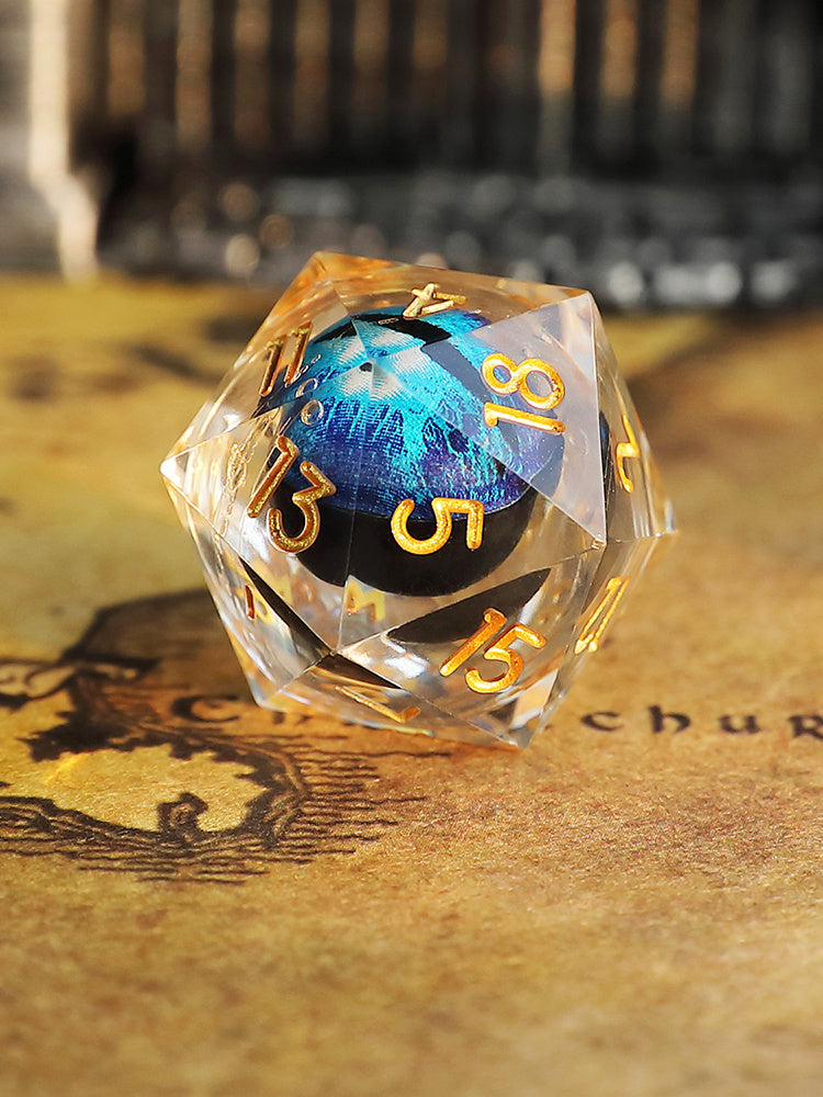 Resin Dice Dried Flower Quicksand