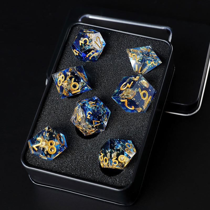 Resin Sharp-angle Dice Board Game D20 Dice Handmade