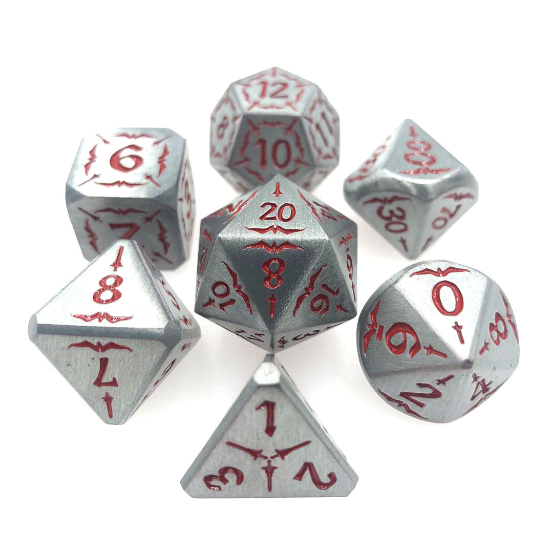 Simple And Creative Metal Digital Dice Set