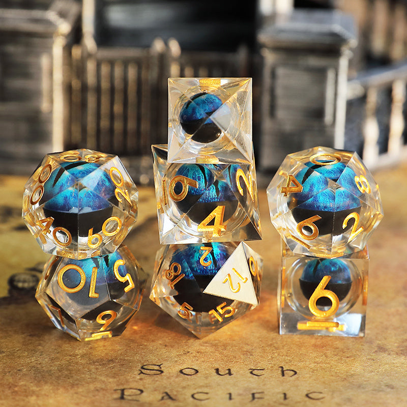 Resin Dice Dried Flower Quicksand