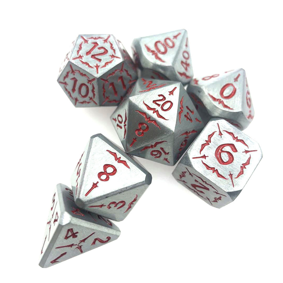 Simple And Creative Metal Digital Dice Set